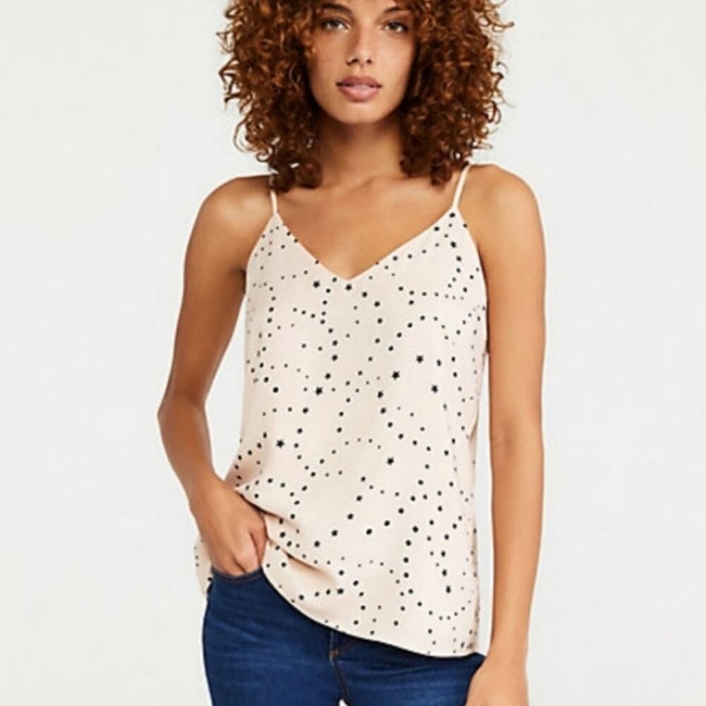 Ann Taylor Star Drapery Cami Size XL